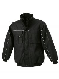 Warme Arbeitsjacke Schwarz